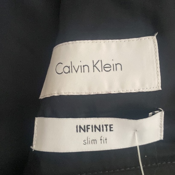 Modern Minimalist Calvin Klein Men’s Slim Fit Blazer Classic Navy XL Old Money - Picture 7 of 9